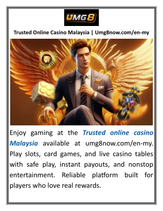 Trusted Online Casino Malaysia Umg8now.comen-my