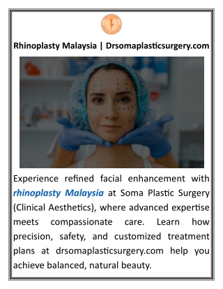 Rhinoplasty Malaysia Drsomaplasticsurgery