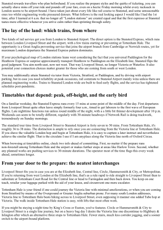 Trains to Stansted Airport from London: Timetables, Fares, and Hacks