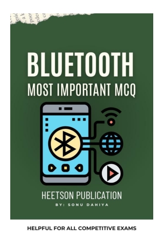 Bluetooth MCQ for all Computer related competitive exams