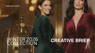 Green and White Modern Fashion Creative Brief Presentation