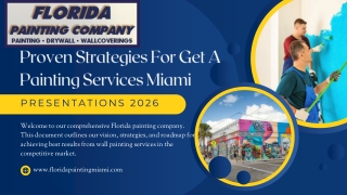 Proven Strategies For Get A Painting Services Miami