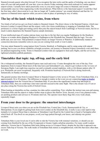 Trains to Stansted Airport from London: Timetables, Fares, and Hacks