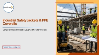 Industrial Safety Jacket & PPE Coveralls for Safer Worksites
