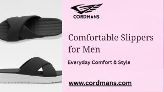 Comfortable Slippers for Men – Relax All Day