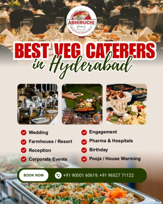 Best veg caterers in Hyderabad