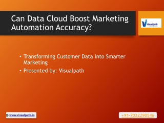 Salesforce Data Cloud Training Hyderabad - Data Cloud