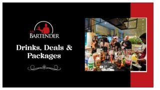 Drinks, Deals & Packages: My Bartender, Singapore