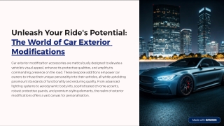 Unleash-Your-Rides-Potential-The-World-of-Car-Exterior-Modifications
