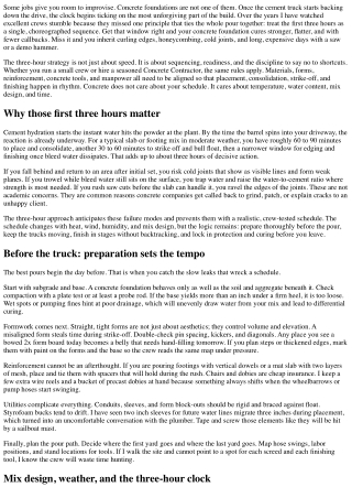 Concrete Foundations Done Right: The 3-Hour Timing Strategy You Can’t Ignore