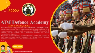 Top Sainik School Coaching in Kolkata – AIM Defence Academy