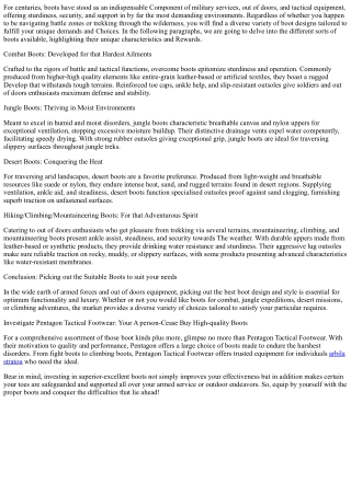 Walk the Path Less Traveled: Boots for Bold Explorers