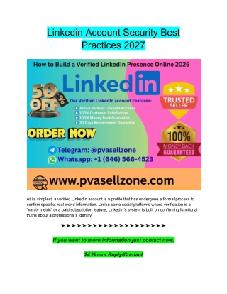 Linkedin Account Security Best Practices 2027