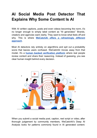 AI Social Media Post Detector That Explains Why Some Content Is AI