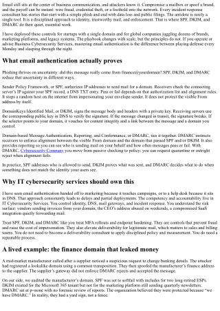 Email Authentication Mastery: IT Cybersecurity Services with SPF, DKIM, DMARC