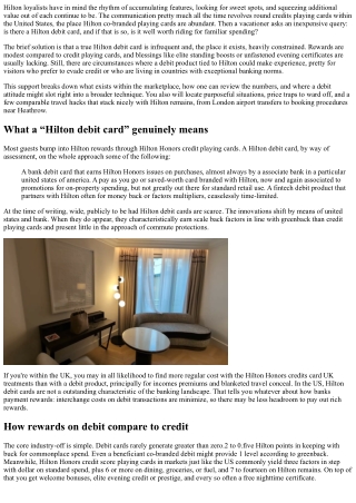 Can You Use a Hilton Debit Card? Rewards, Fees, and Travel Perks Explained