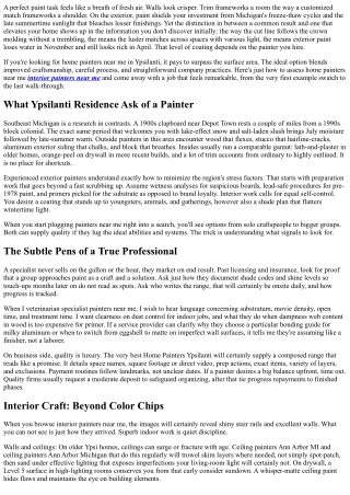 How to Select the most effective House Painters Near Me in Ypsilanti