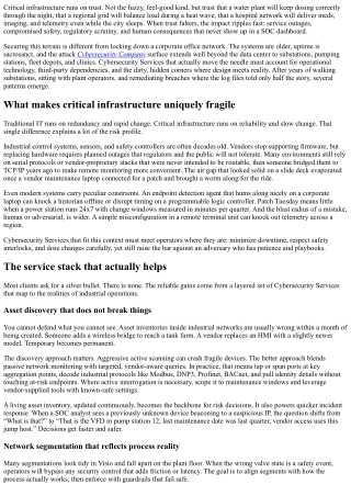 Cybersecurity Services that Protect Critical Infrastructure