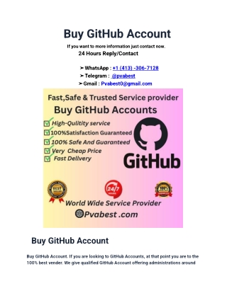 Top 10 Platforms for Buying GitHub Accounts in 2026 Best