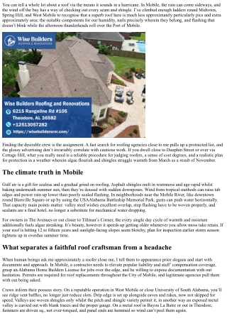 Roofing Mobile AL: A Homeowner’s Guide to Finding Reliable Roofing Companies Nea