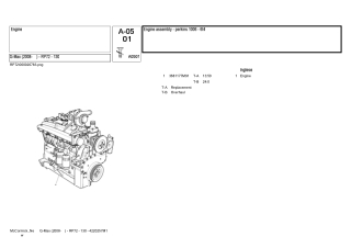 McCormick G-Max (2008- ) - RP72 - 130 Tractor Parts Catalogue Manual Instant Download