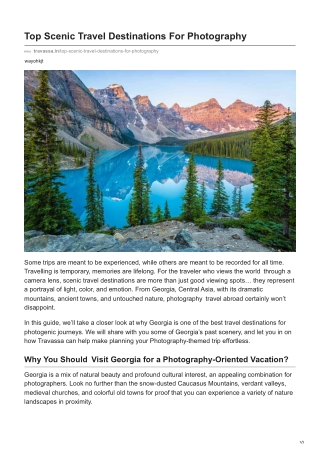 travassa.in-Top Scenic Travel Destinations For Photography