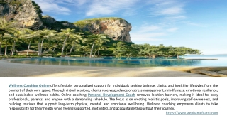 Personal Development Coach Wellness Coaching Online