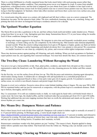 Outside Painters in Ypsilanti: Preparation Tips That Make Paint Last