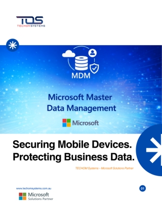 Mobile Device Management (MDM) Solutions – TECHOM Systems