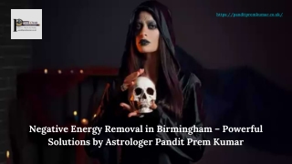 Negative Energy Removal in Birmingham – Powerful Solutions by Astrologer Pandit Prem Kumar