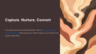 B2B Demand Generation Marketing Strategies for Sustainable Growth