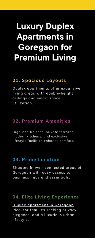Luxury Duplex Apartments in Goregaon for Premium Living