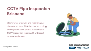 Brisbane’s Quality CCTV Pipe Inspection Services