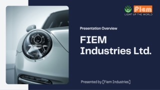 FIEM Industries – Reflex Reflector Manufacturer