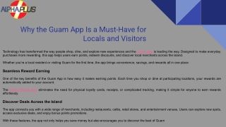 Why the Guam App Is a Must-Have for Locals and Visitors – Alpha Plus
