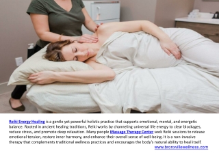 Pain Management Therapy Swedish Relaxation Massage