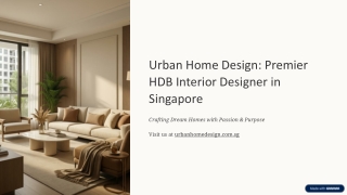 Trusted HDB Interior Designer Singapore for Modern and Functional Homes