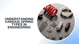 Understanding Various Spring Types in Engineering