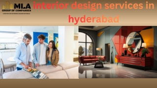 Interior Design Services in Hyderabad for Homes & Commercial Spaces