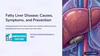 Fatty Liver Disease: Causes, Symptoms, and Prevention
