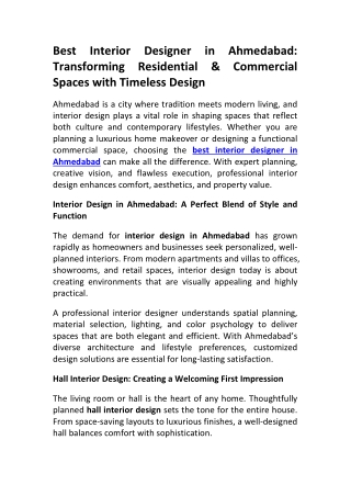 Residential Interior Designer in Ahmedabad Design Spaces by Nirali Patel