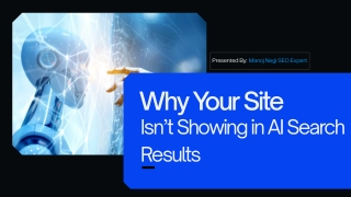 Why Your Site Isn’t Showing in AI Search Results