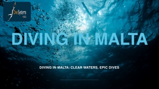 Diving in Malta