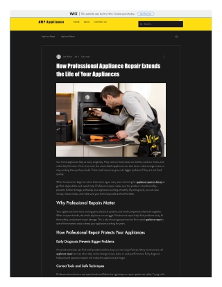 How Professional Appliance Repair Extends the Life of Your Appliances