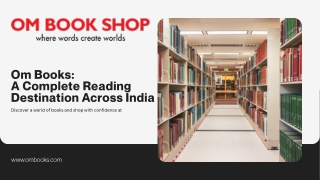 Om Books A Complete Reading Destination Across India