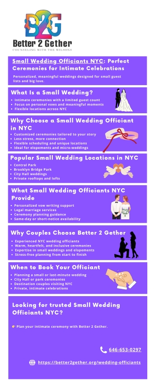 Small Wedding Officiants NYC