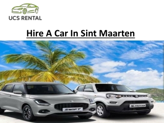 Hire A Car In Sint Maarten
