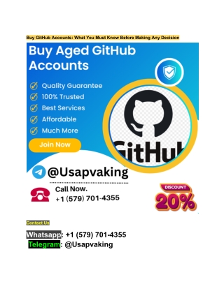 Before You Buy a GitHub Account, Read This Guide