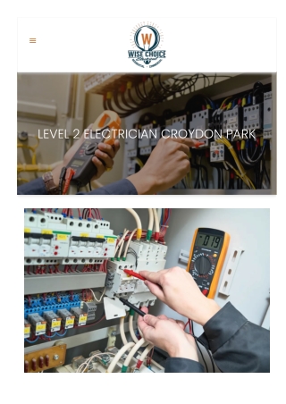 Level 2 Electrician Croydon Park