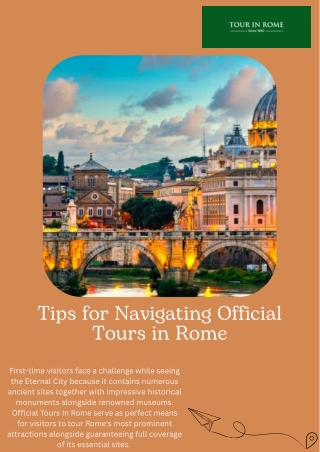 Tips for Navigating Official Tours in Rome